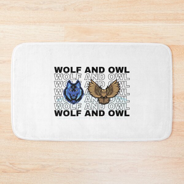 Item preview, Wolf And Owl-Animal Lovers designed and sold by theredsharp.