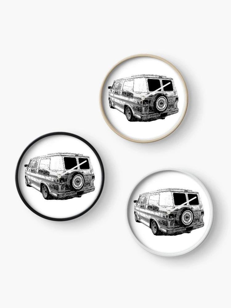 Thumbnail 3 of 4, Clock, Chevy Van Rear designed and sold by HTBeedz.
