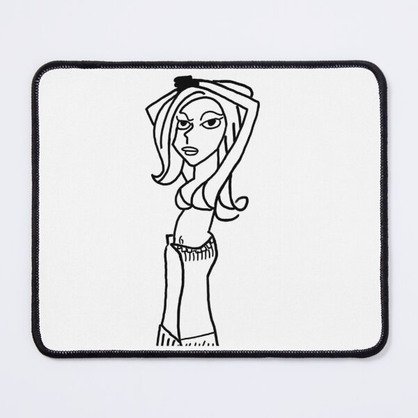 Item preview, western pinup line work designed and sold by LadyCottonTail.