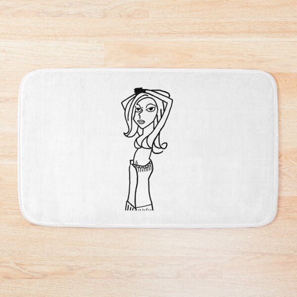Item preview, western pinup line work designed and sold by LadyCottonTail.