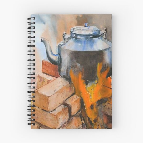 Item preview, Painting Design of a Tea Kettle on Burner designed and sold by VIVEK KUMAR RAI.