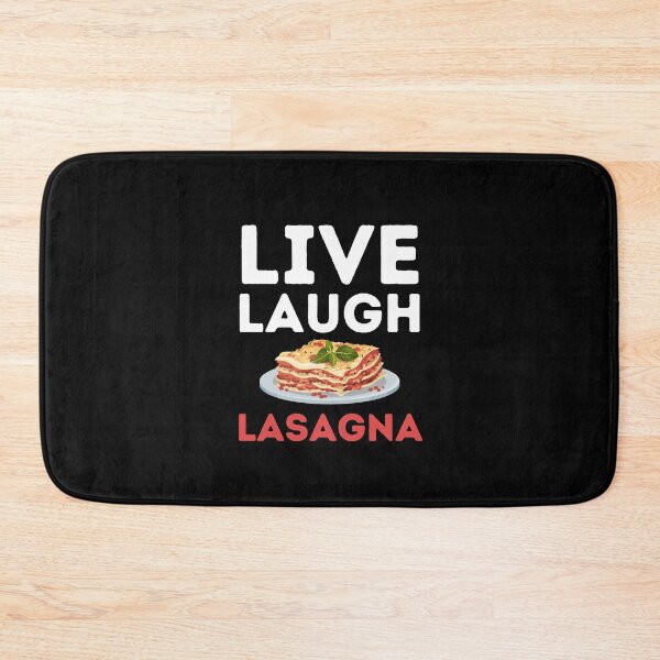 Item preview, Live Laugh Lasagna - Funny lasagna enthusiast design designed and sold by Theleochick.