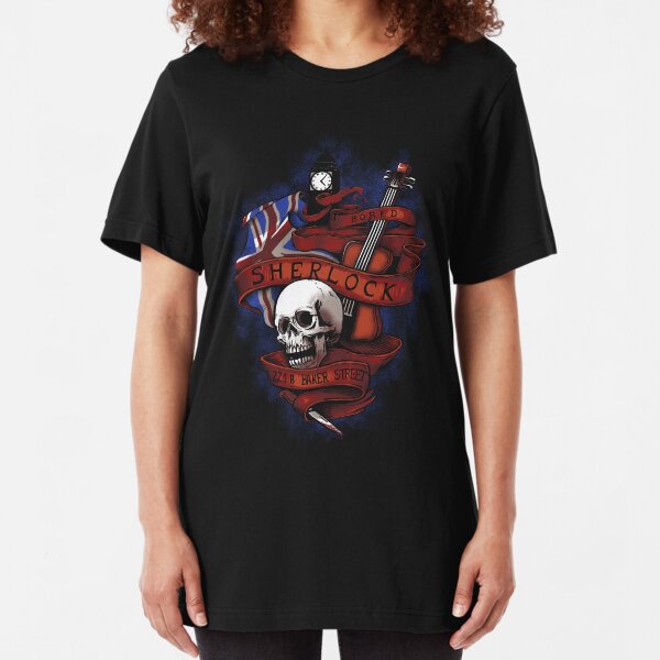 Sherlock Holmes Slim Fit T-Shirt