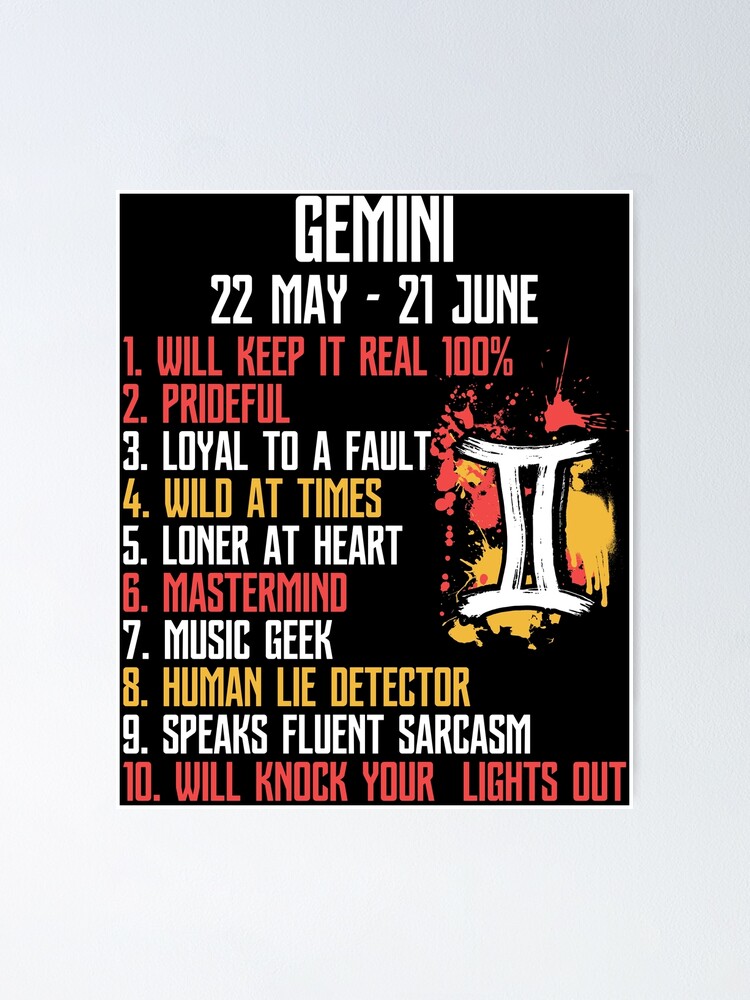 Gemini Facts Zodiac Sign Birthday