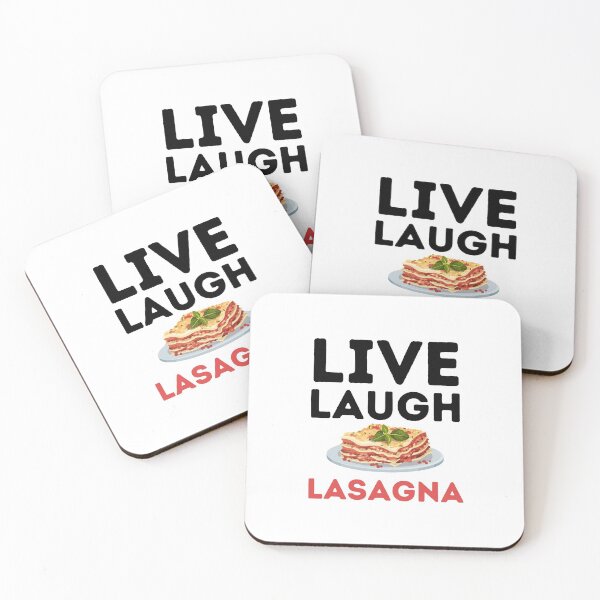 Item preview, Live Laugh Lasagna - Funny lasagna enthusiast design designed and sold by Theleochick.