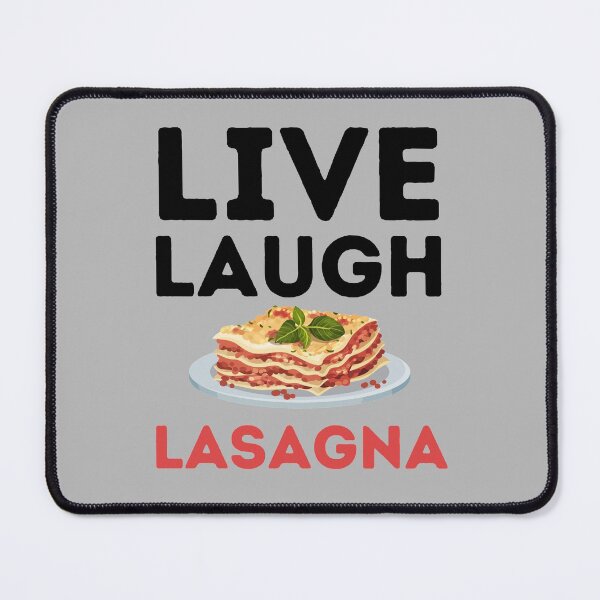 Item preview, Live Laugh Lasagna - Funny lasagna enthusiast design designed and sold by Theleochick.
