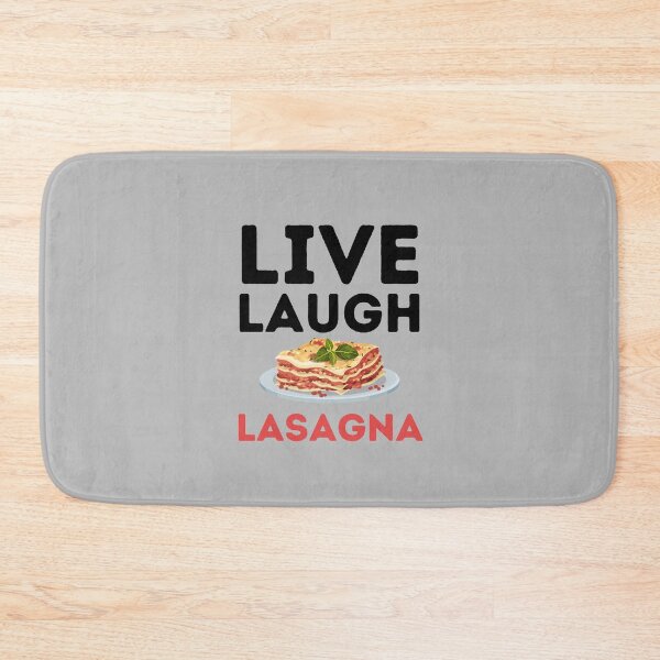 Item preview, Live Laugh Lasagna - Funny lasagna enthusiast design designed and sold by Theleochick.