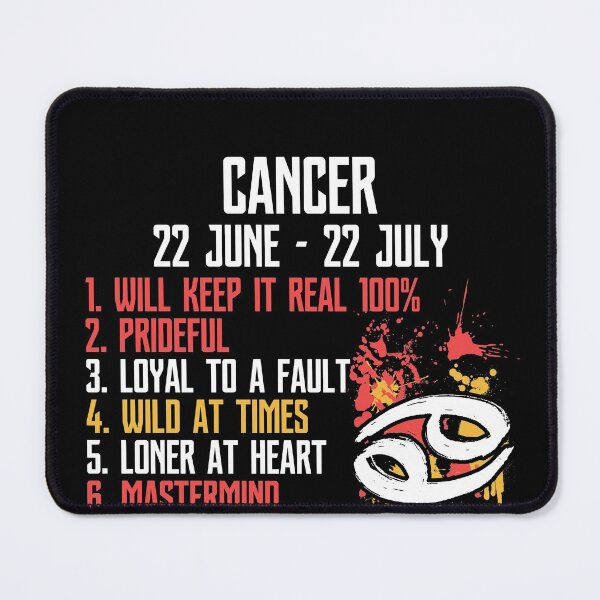Item preview, Cancer Facts Zodiac Sign Birthday designed and sold by hoangtrongkhiem.