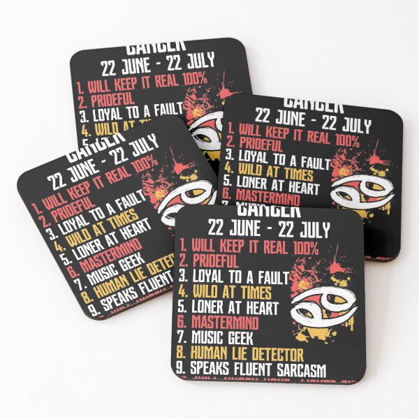 Item preview, Cancer Facts Zodiac Sign Birthday designed and sold by hoangtrongkhiem.