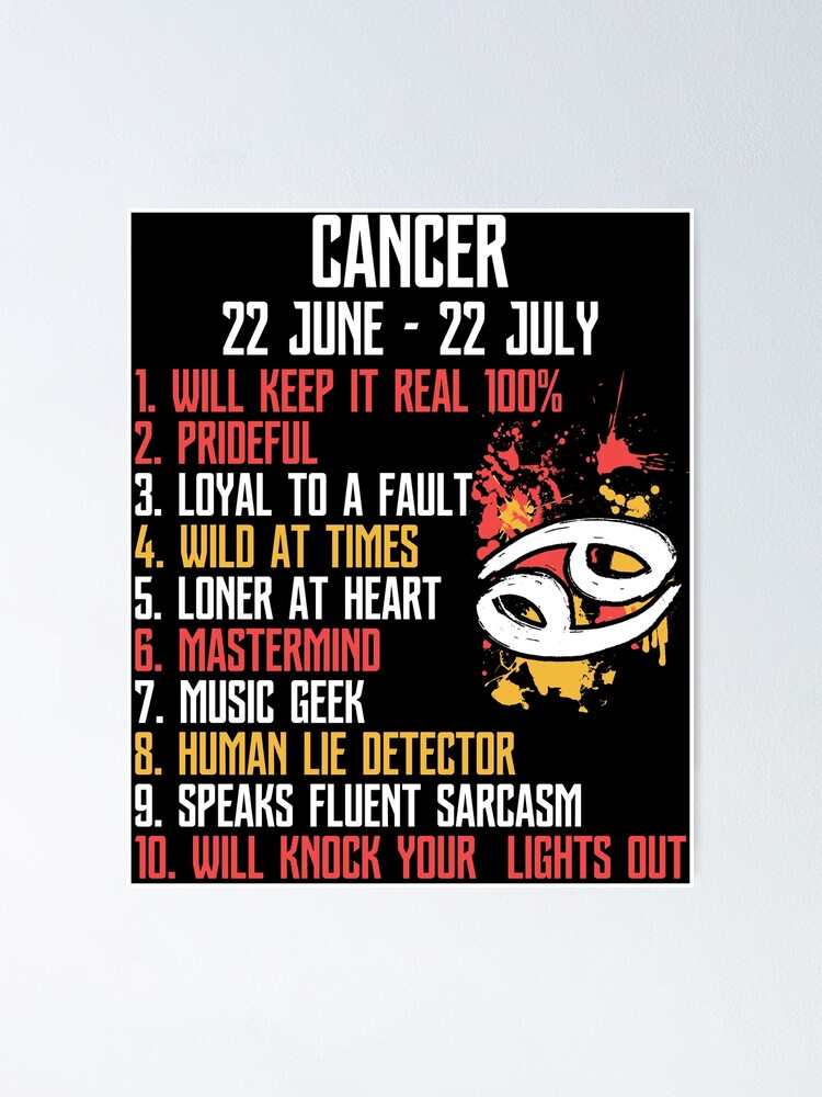 Cancer Facts Zodiac Sign Birthday