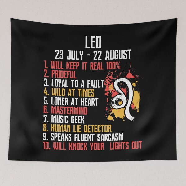 Item preview, Leo Facts Zodiac Sign Birthday designed and sold by hoangtrongkhiem.