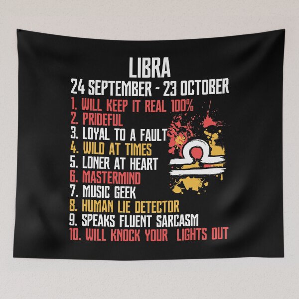 Item preview, Libra Facts Zodiac Sign Birthday designed and sold by hoangtrongkhiem.