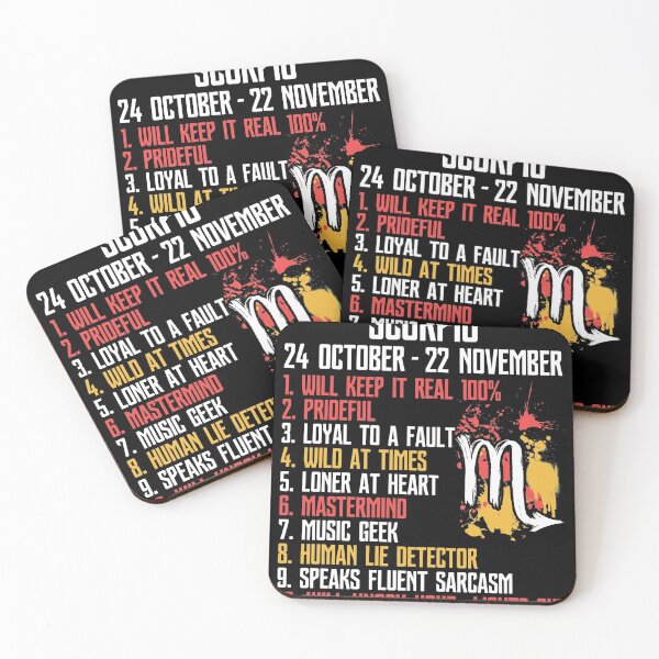 Item preview, Scorpio Facts Zodiac Sign Birthday designed and sold by hoangtrongkhiem.