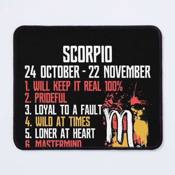 Item preview, Scorpio Facts Zodiac Sign Birthday designed and sold by hoangtrongkhiem.