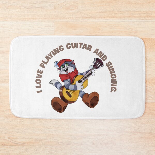 Item preview, Cat and guitar  designed and sold by Umiska.