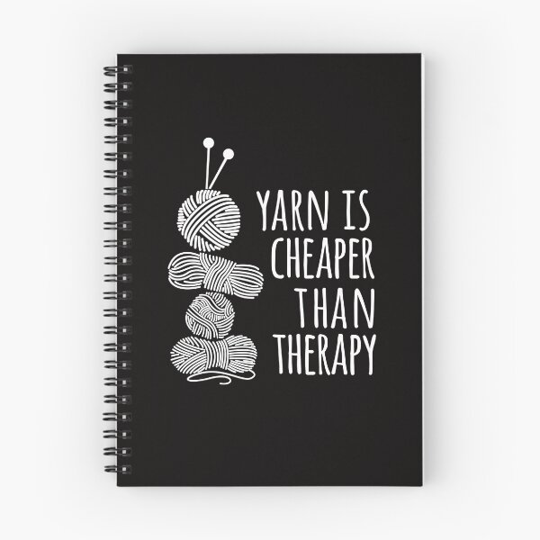 Item preview, yarn is cheaper than therapy shirt designed and sold by drimel.
