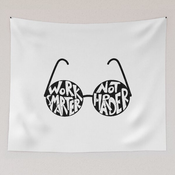 Item preview, Work Smarter Not Harder Quote, Motivational Quote, Quote designed and sold by graphic-genie.