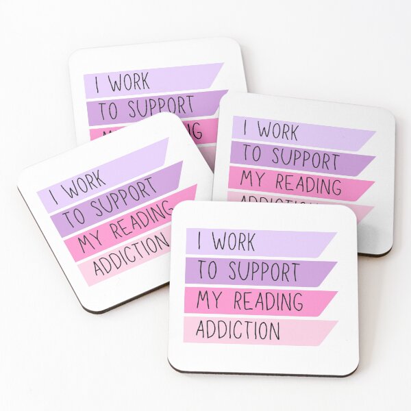 Item preview, I WORK TO SUPPORT MY READING ADDICTION designed and sold by successmom.