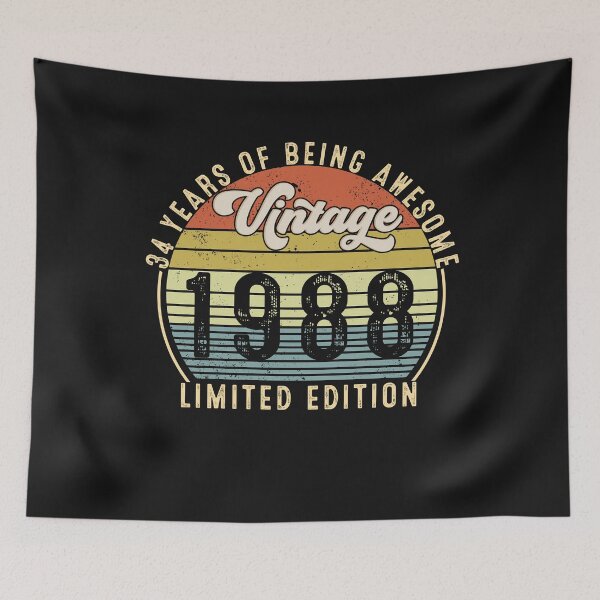 Item preview, 34 Year Old Gifts Vintage 1988 Limited Edition 34th Birthday designed and sold by Lucius41244.