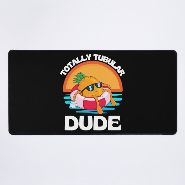Item preview, Vintage Totally Tubular Dude Floating Pineapple Tubing Funny designed and sold by RGRamsey.