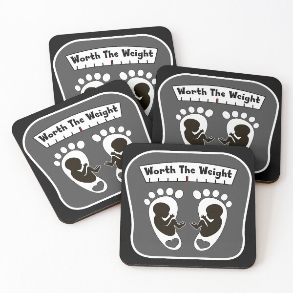 Item preview, Worth The Weight Scale - Baby shower gift maternity uplifting affirmation quote for Mothers expecting twins designed and sold by allmarkmade.