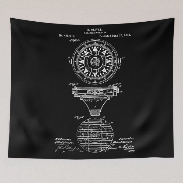 Item preview, Mariner's compass designed and sold by LadyMay Vintage.