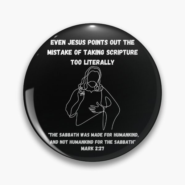 Item preview, Scriptural literalism isn't biblical  designed and sold by CheekyGrace.