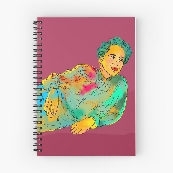 Item preview, Hannah Arendt abstract painting pose designed and sold by KennyLucky.
