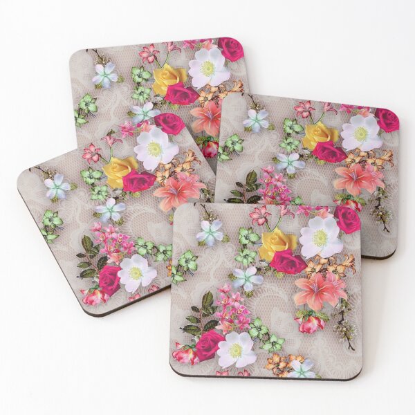Item preview, floral on lace!! designed and sold by printfrenzy.
