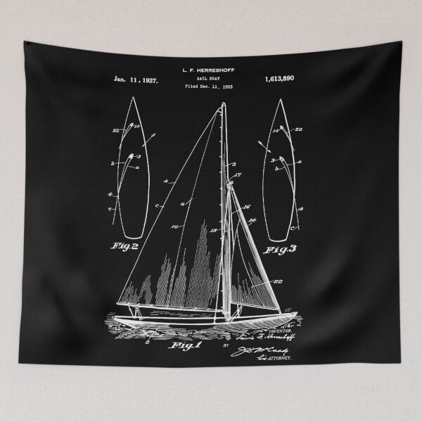 Item preview, Sailboat designed and sold by LadyMay Vintage.