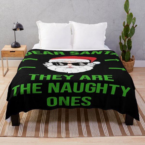 Item preview, Christmas Holiday Funny Santa Green on Black designed and sold by AlteredAtelier.