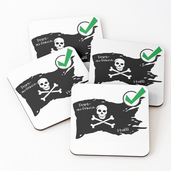 Item preview, Pirate Flag Port Au Prince - Haiti designed and sold by WhereIsTravis.