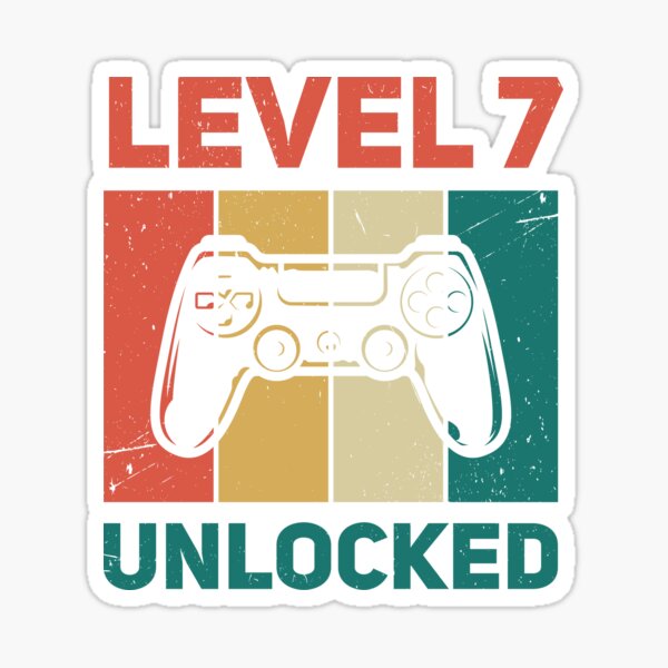 LEVEL 7 UNLOCKED Sticker by SAI335