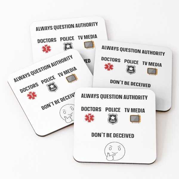 Item preview, Always Question Authority designed and sold by ArtCollectables.
