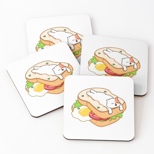 Item preview, Cat and Sandwich Bread designed and sold by Kimprut.