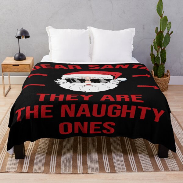 Item preview, Christmas Holiday Funny Santa Red on Black designed and sold by AlteredAtelier.