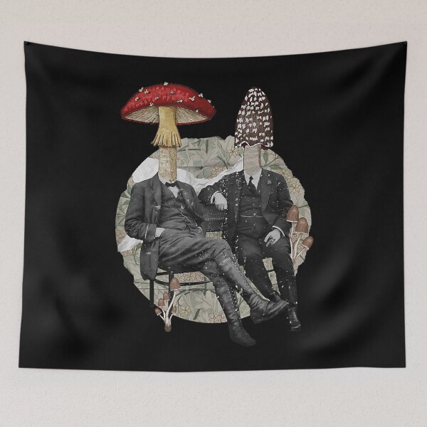 Item preview, FANCY ART VINTAGE MUSHROOM HEAD PEOPLE Essential  designed and sold by CorithaVaughn.