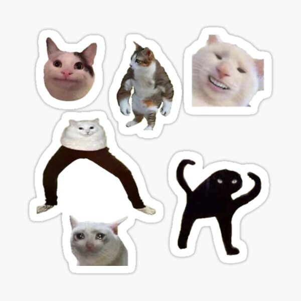 Item preview, Cursed cat stickers designed and sold by sakadabi.