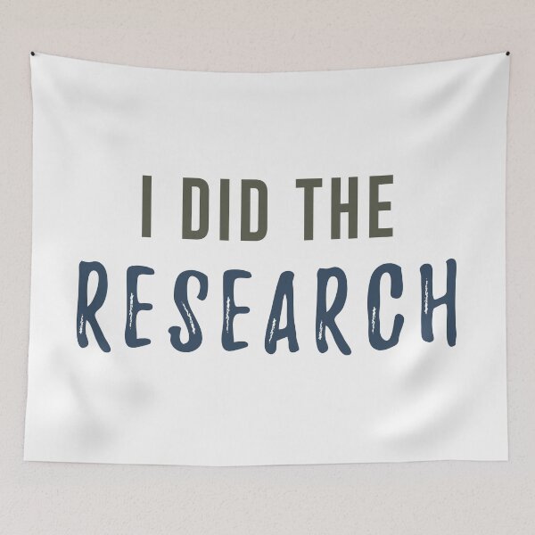 Item preview, I Did the Research designed and sold by jenniferzalzal.