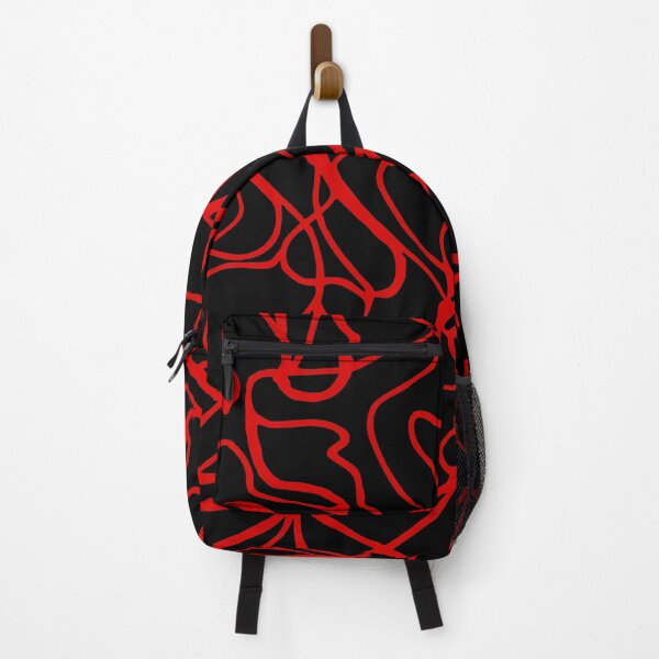 Item preview, Red abstract lines designed and sold by angelisart.