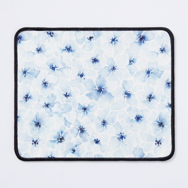 Item preview, Softness blue floral pattern designed and sold by IrinaIkar.