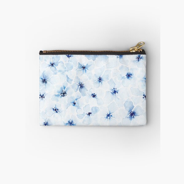 Item preview, Softness blue floral pattern designed and sold by IrinaIkar.