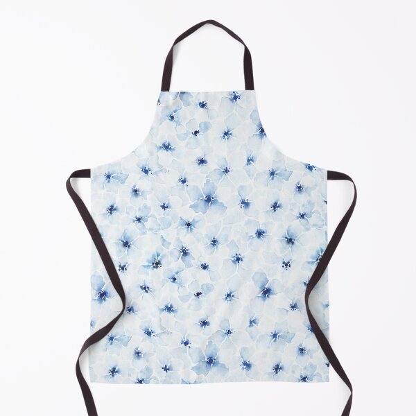 Item preview, Softness blue floral pattern designed and sold by IrinaIkar.