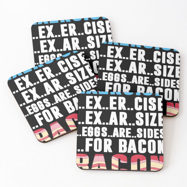Item preview, Exercise Bacon Gym Workout Funny  designed and sold by Steria7890.
