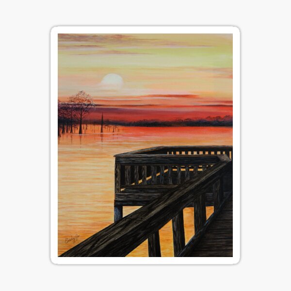 The Old Fishing Pier Sticker