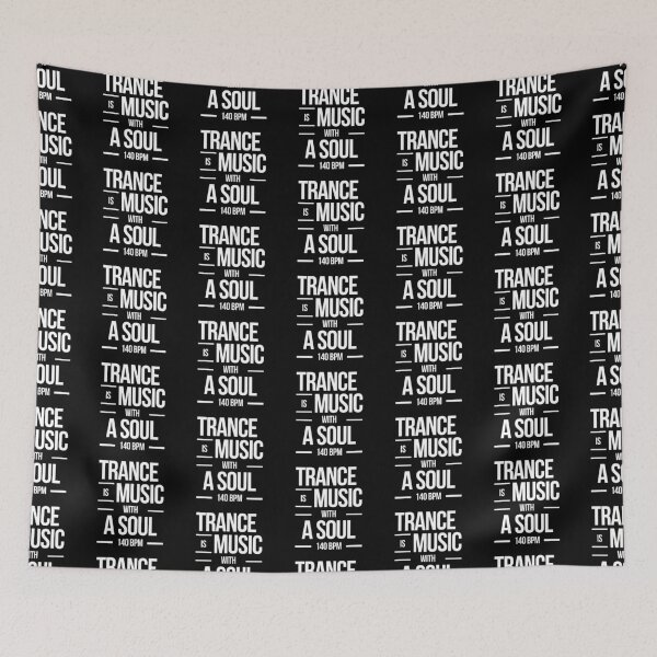 Item preview, Trance is Music with a Soul ( White / Black) designed and sold by Africanism.
