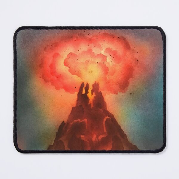 Item preview, mountian mystical volcano eruption designed and sold by Bert Englefield.