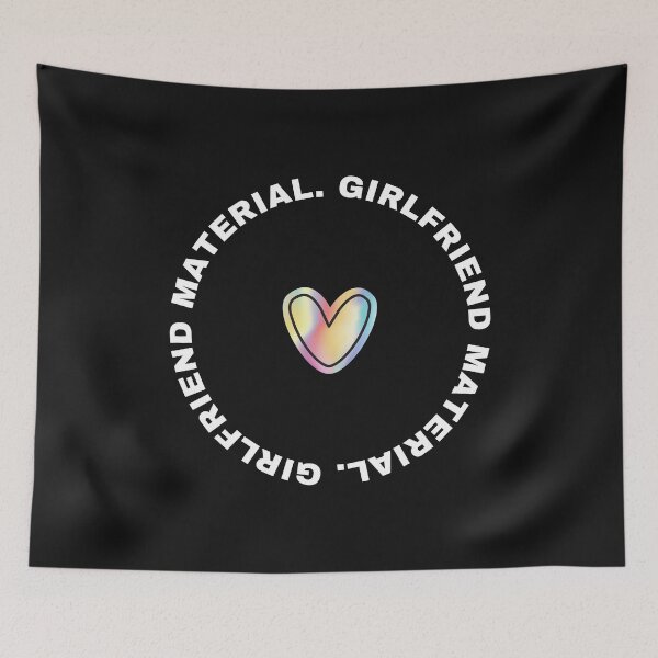Item preview, Made Of Girlfriend Material Golden- Funny Elegant Loving designed and sold by MAEffects.