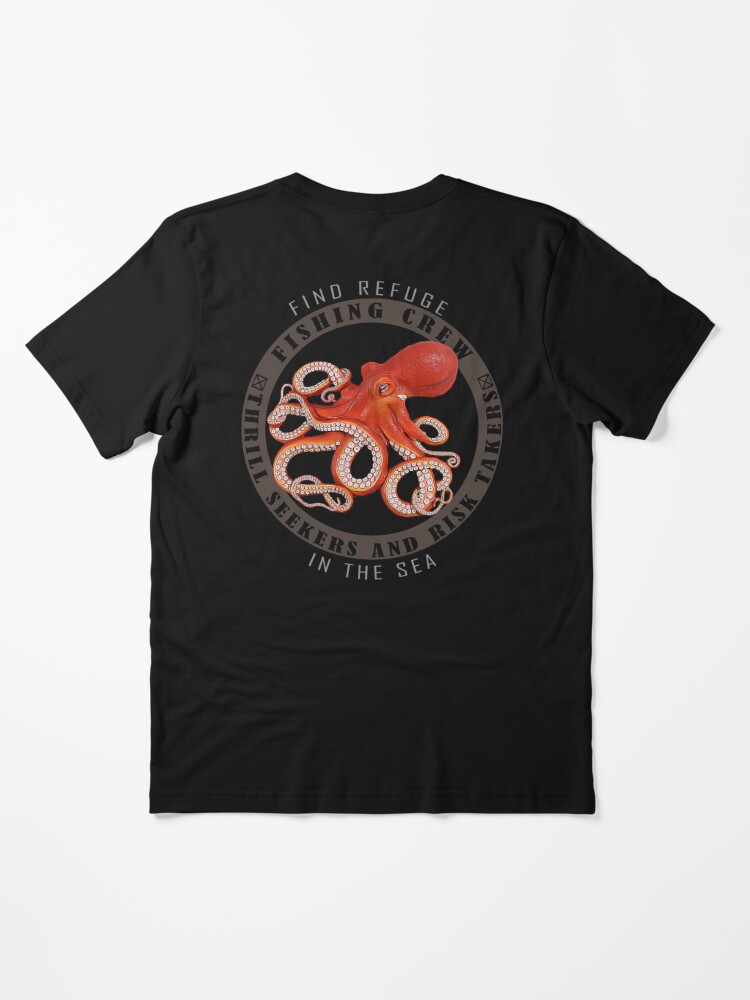 Fishing crew Octopus Essential T-Shirt for Sale by LovelyMoi