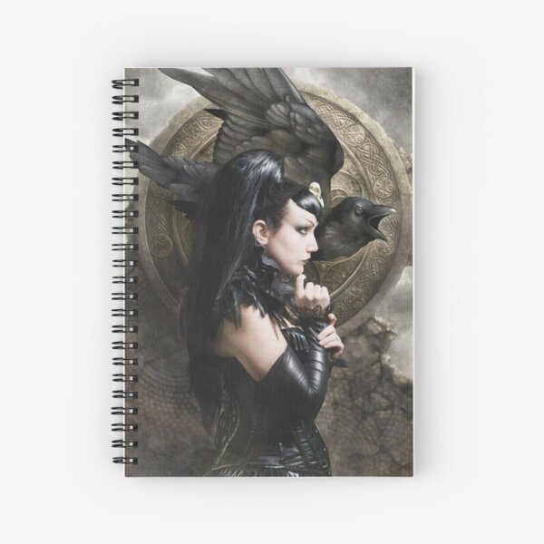 The Morrigan Poster Spiral Notebook